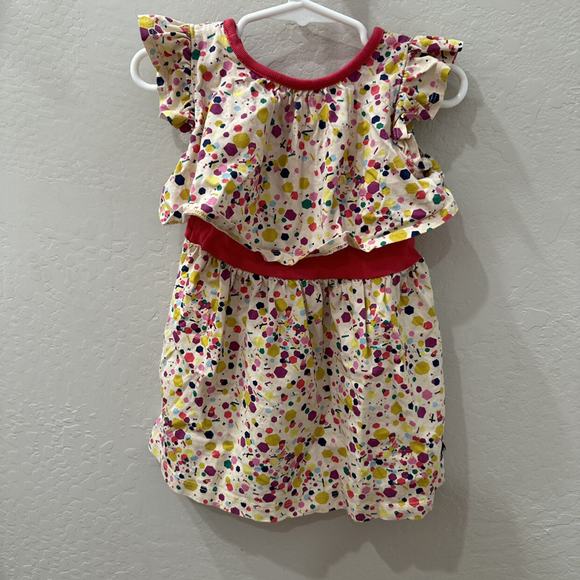 Tea Collection Confetti Ruffle Sleeve Dress - Picture 5 of 8